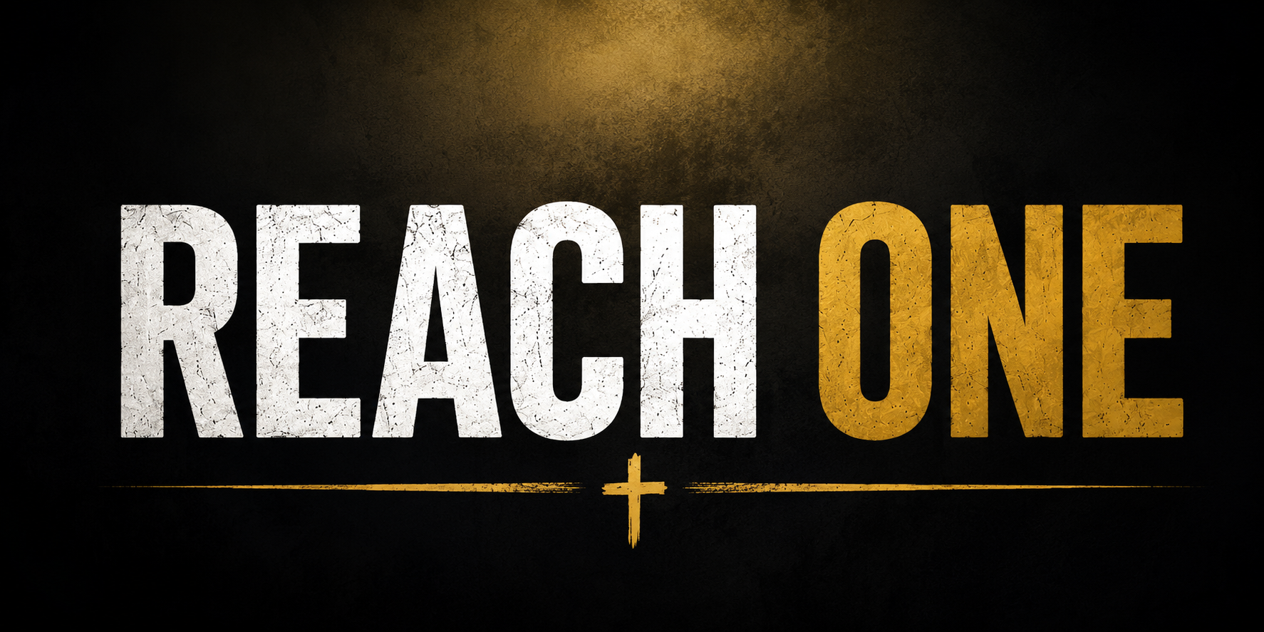 Reach One, with a small cross beneath the words.